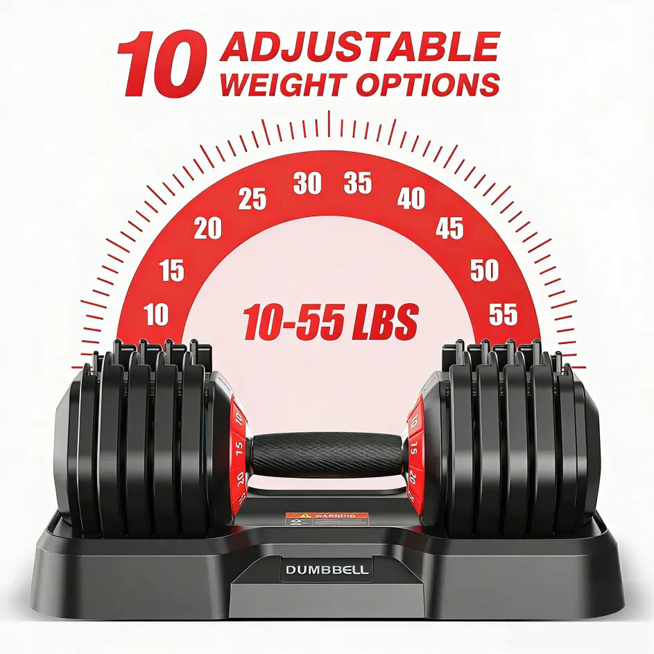 Adjustable Dumbbell Set, 25-85 Lb All-In-1 Weights with Textured Non-Slip Grip, Quick 1-Hand Adjustment and Dual-Lock System for Home Gym Weightlifting, Space Saver with PP Tray, Pp Stand