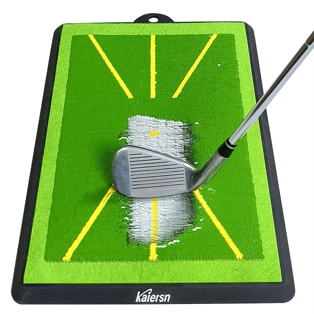 Premium Golf Training Mat for Swing Analysis and Ball Trajectory Guidance