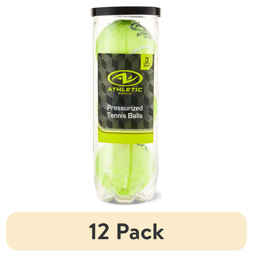 12-Pack Pressurized Tennis Balls for All Court Use
