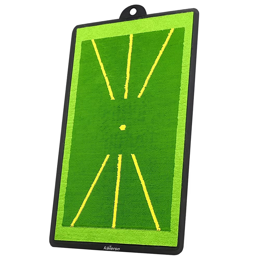 Premium Golf Training Mat for Swing Analysis and Ball Trajectory Guidance